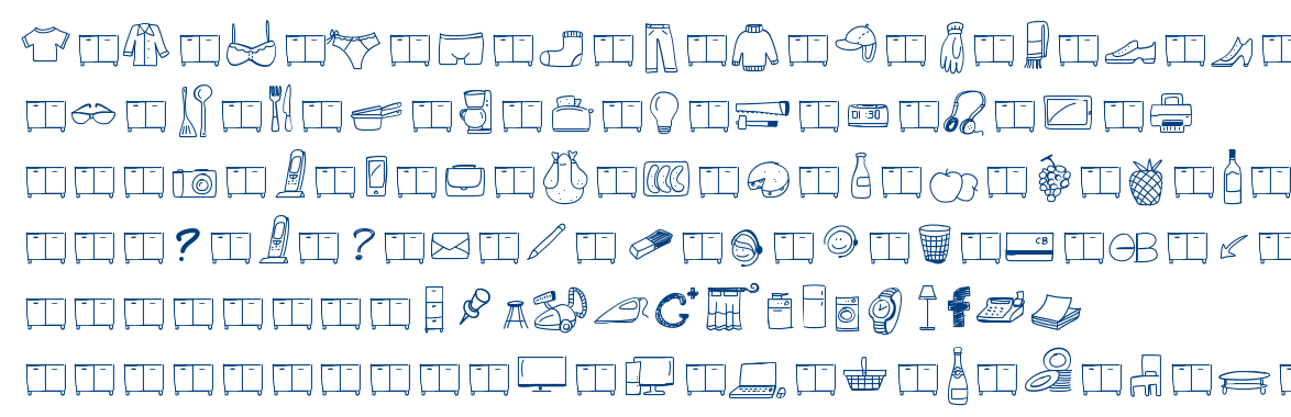 Peax Webdesign free icons font