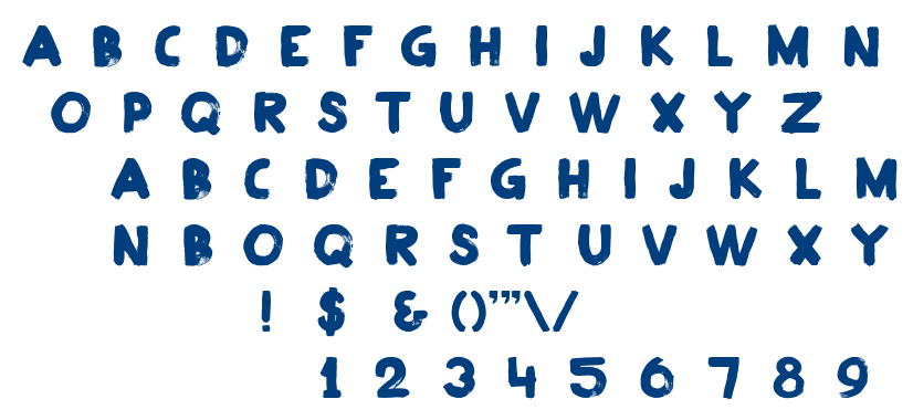Plakkaat font