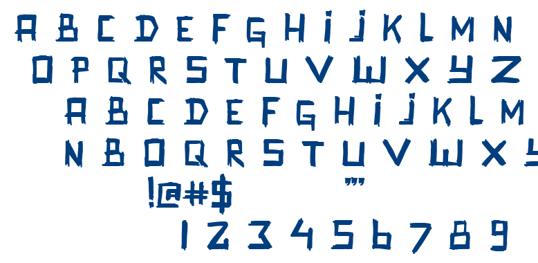 Promenadenmischung font