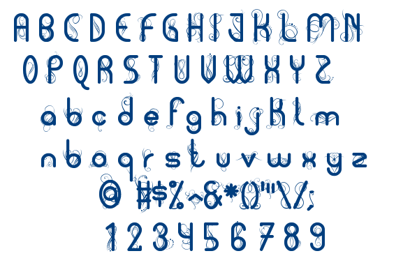 Pycuafodi font