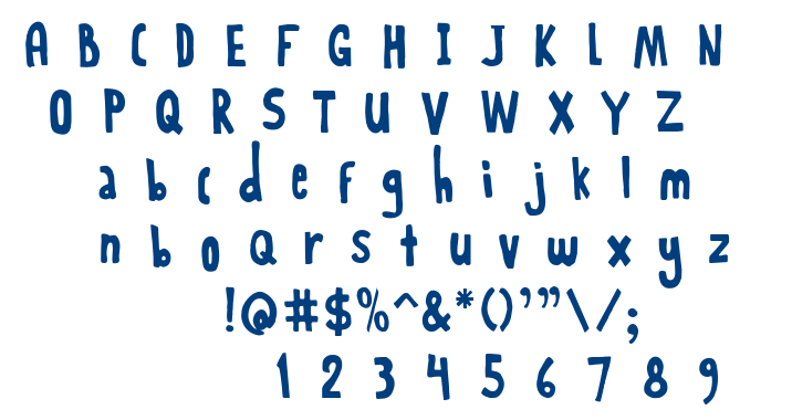 Rabbit On The Moon font