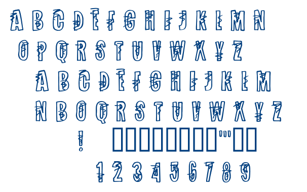 Spinning Around font