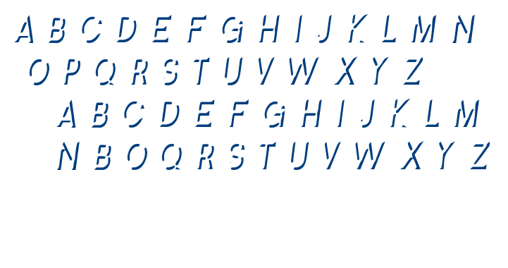 Splendid Stencil font