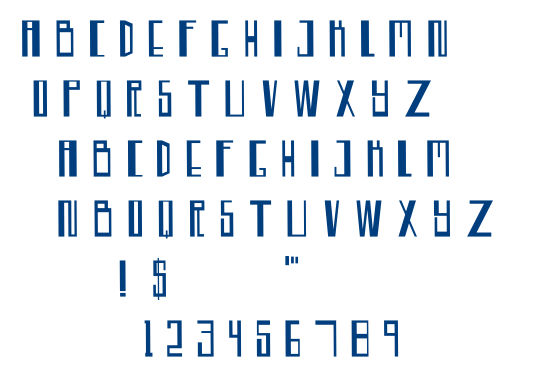 Tekno Trance font
