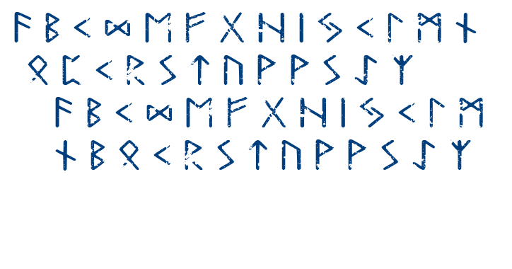 Tjelvar Runic font