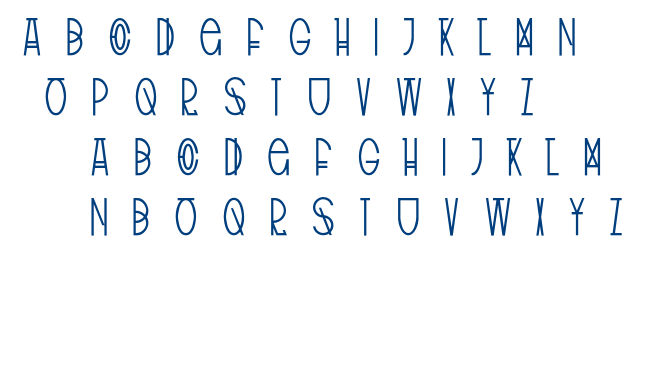 Tribal Type font