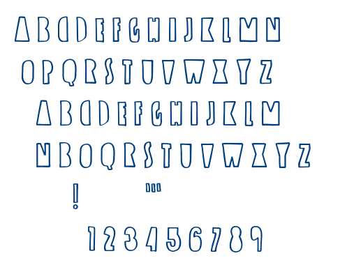 Up With the Birds font