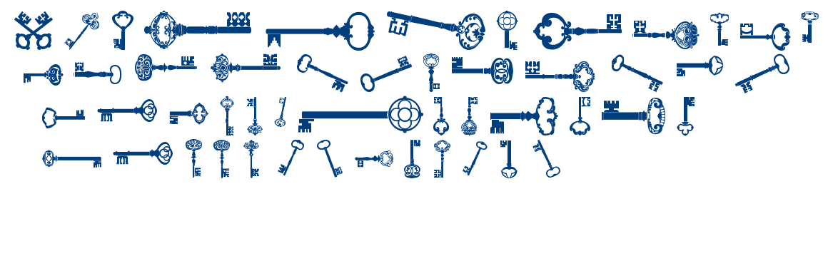 Old Retro Keys TFB font