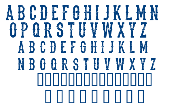 The Dead Saloon font