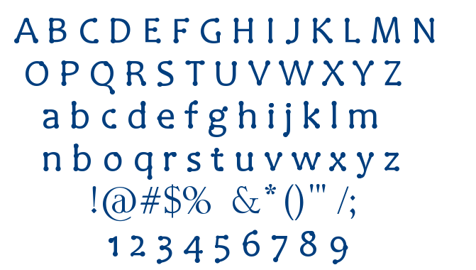 Aunty Lils Dots font