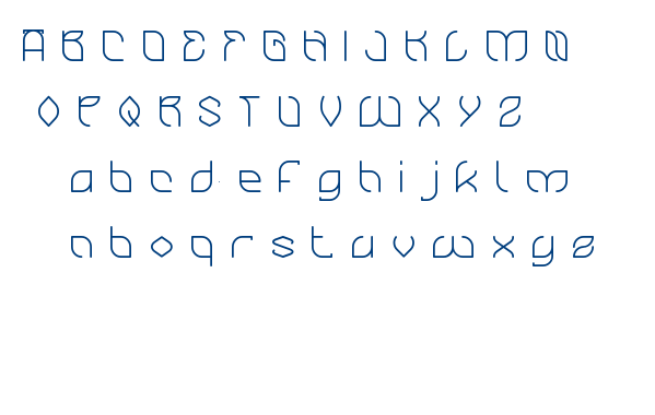 BAMBOO chopsticks font