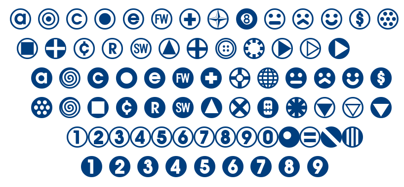 Bullet Balls Aoe font