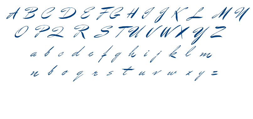 Bluelmin Benedict font