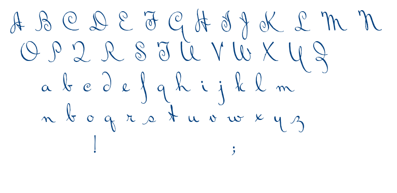 Bluelmin Ralph font