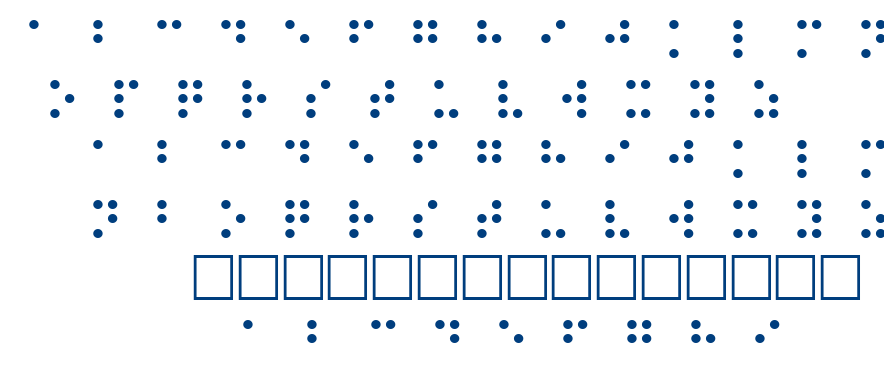 Braille font