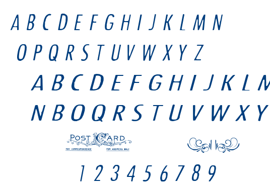 CF Old Photograph Credit font