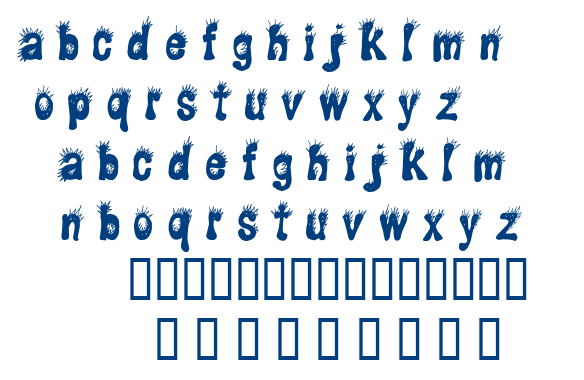 CF Punky font