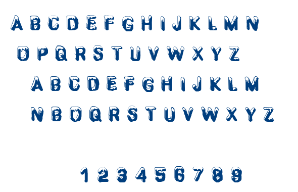 CF SnowBall font