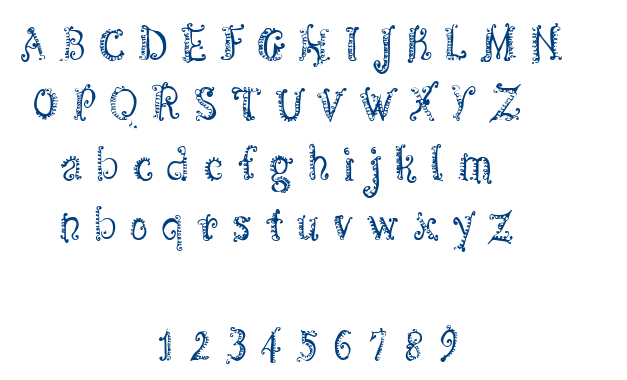 CF Spirality font
