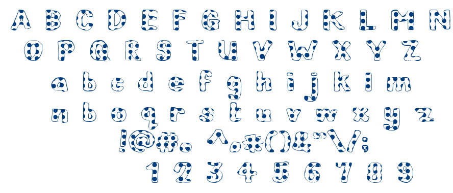 Pudsey Bear font