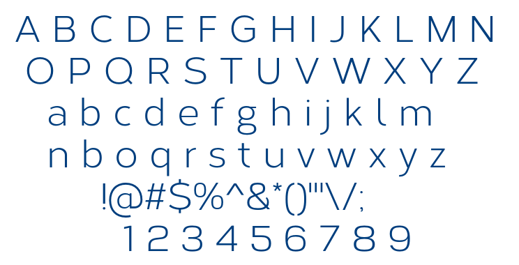 Corbert font