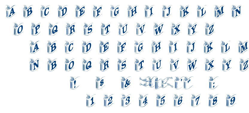 Davys Ribbons font