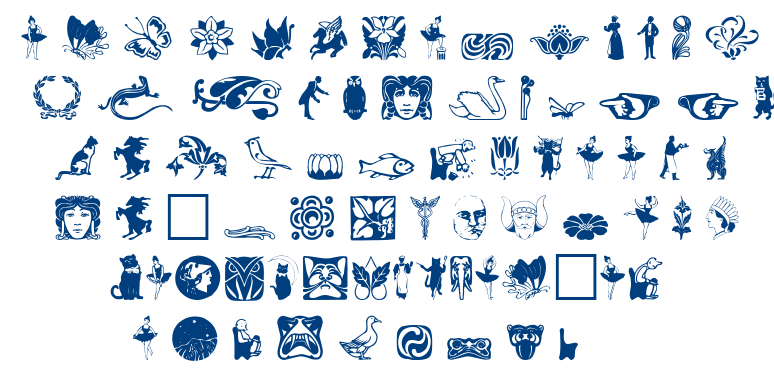 Davys Dingbats 2 font