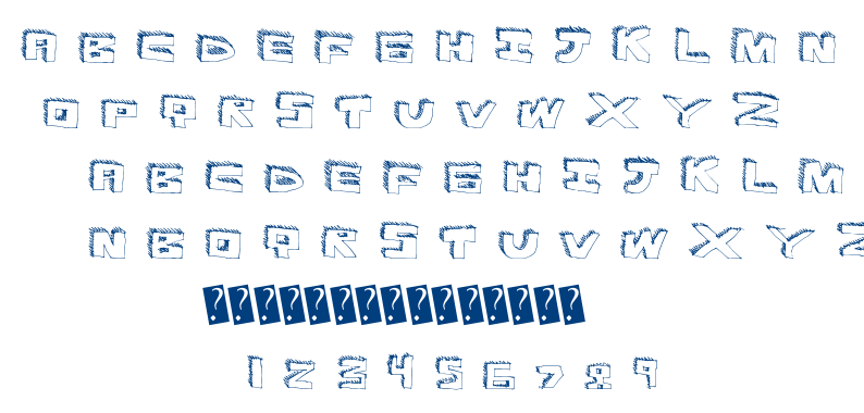 Durh Shapes font