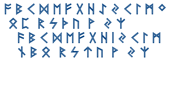 Futhark Aoe font font