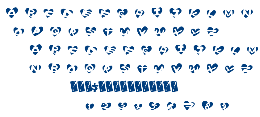 Heart Baller font