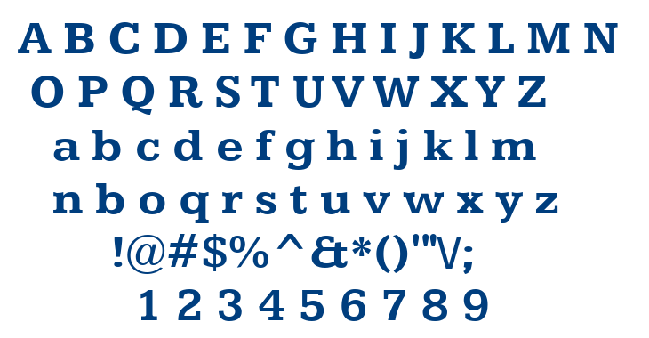 Kameron font