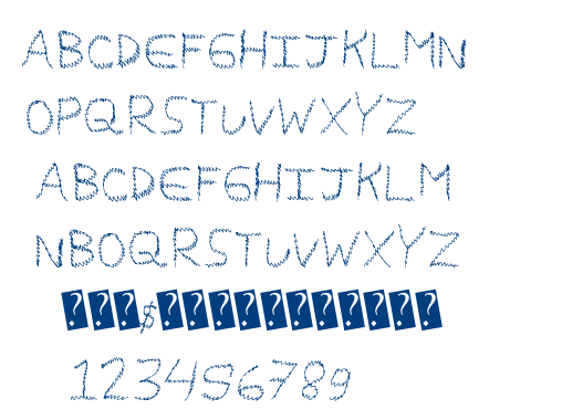 Magic Scribble font