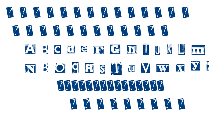 MetalBlock Zero font