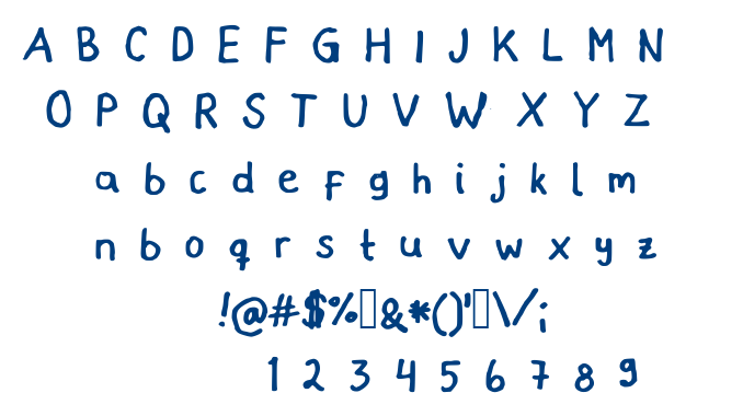 Micaronian font