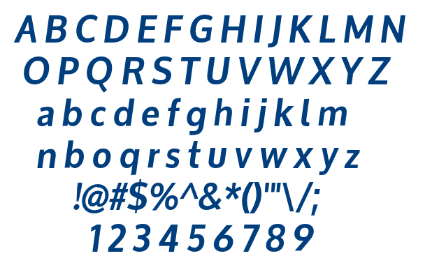 Oxygen font
