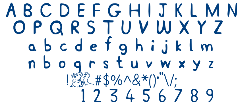 Peppa Pig font