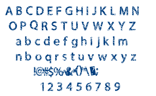 QuickCut font
