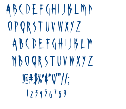 Skinner Aoe font