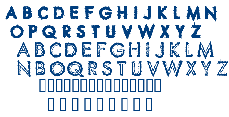 Spike Crumb Swollen font