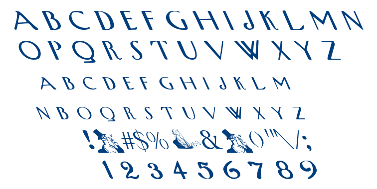 Upp West font