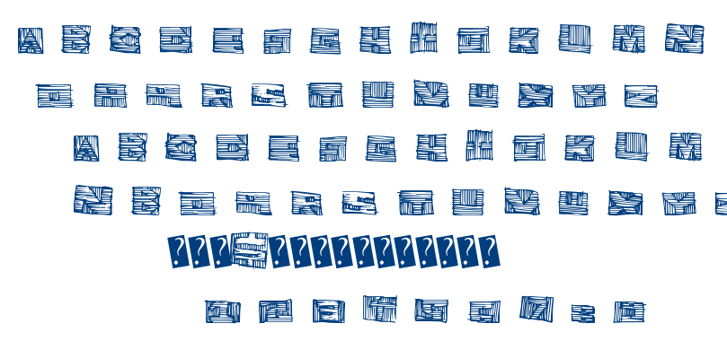 Woodblock Cutter font