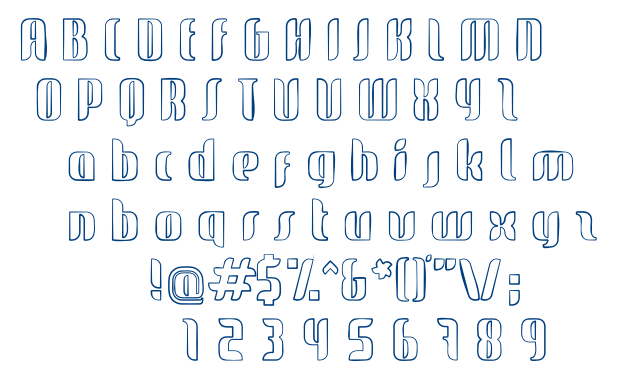 Glide font