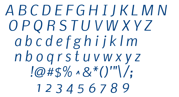 Nobile font