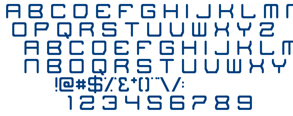 The Missing Link font