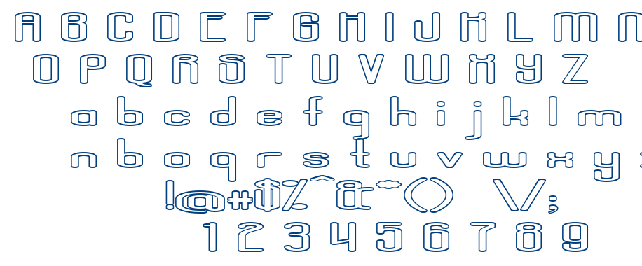 Aposiopesis Dwarfed Stroke font