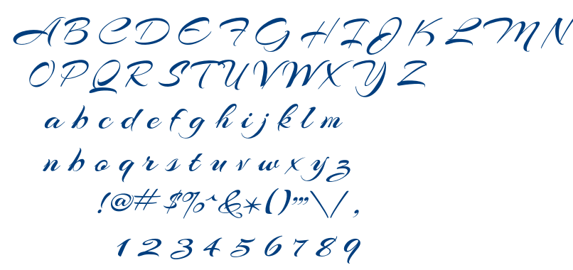 Arizonia font