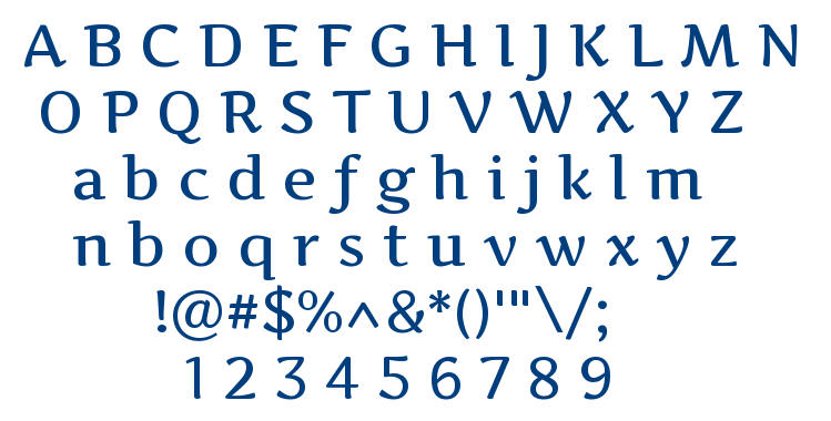 Artifika font