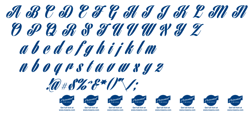 Harbell font
