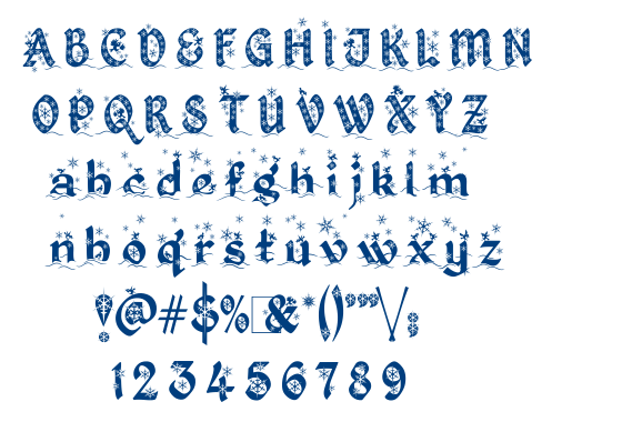 Kingthings Christmas 2 font