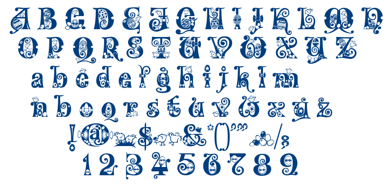 Kingthings Eggypeg font